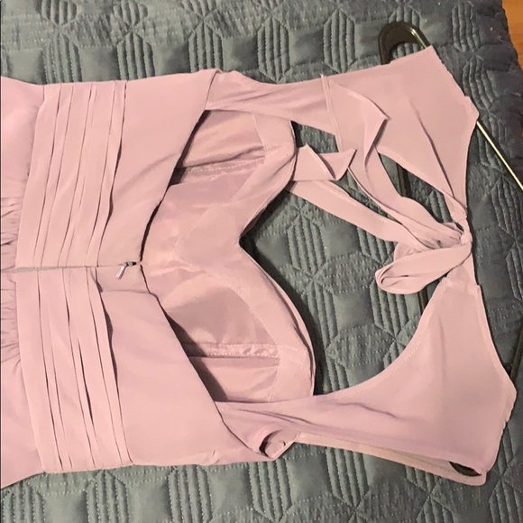 Light purple floor length prom dress - Picture 2 of 2